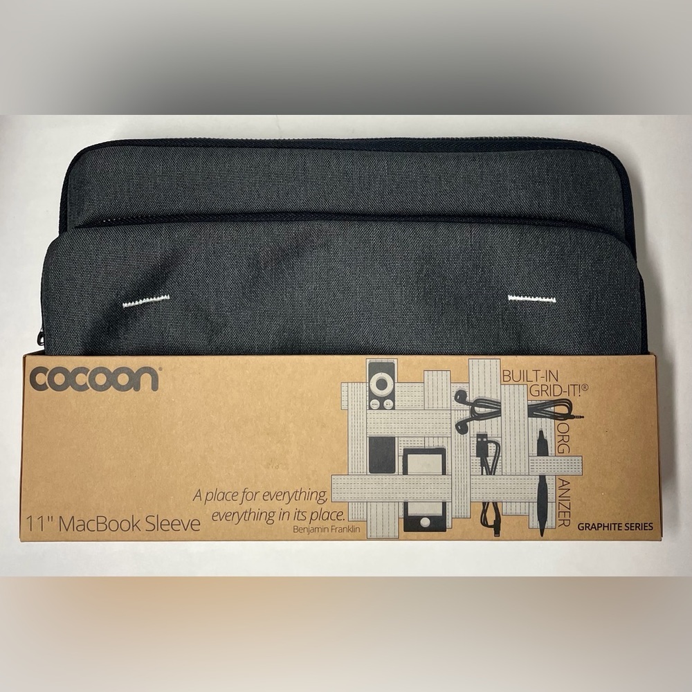 Cocoon 11” MacBook Sleeve Graphite Series